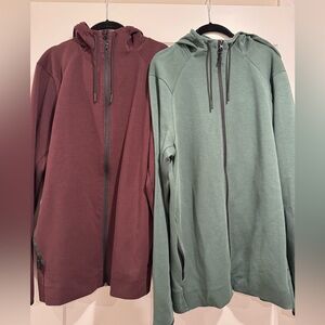 Set of 2 Old Navy Large Tall Dynamic Fleece Zip Hoodies
